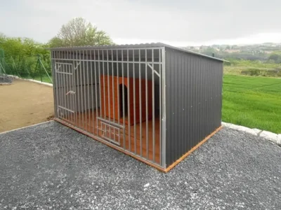 Eurostal - Hundezwinger 3 x 2 m - Anthrazit - RAL 7016