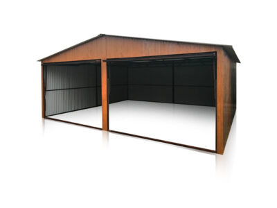 Doppelgarage 6x5m Goldeiche | Satteldach | Eurostal