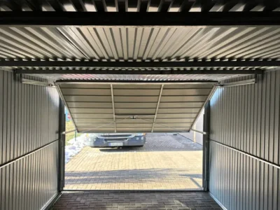 Hubtor – breite Paneele